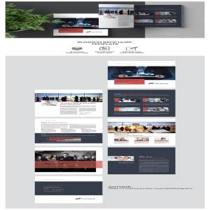 大气特色商务企业画册模板下载indd