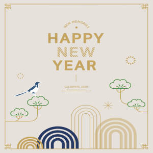 2020庚子鼠年快乐海报模板psd素材