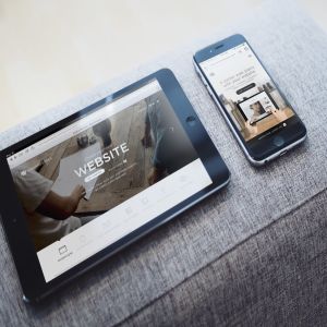 响应式网站设计案例演示多设备样机模板 Responsive Web App Display Mock-Up