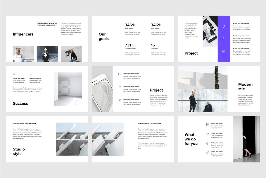 初创企业互联网项目演示PPT幻灯片模板 VIGO – Powerpoint Template + Bonus