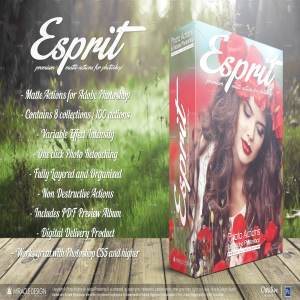 ESPRIT一款高端图像哑光处理的PS动作合集[atn]