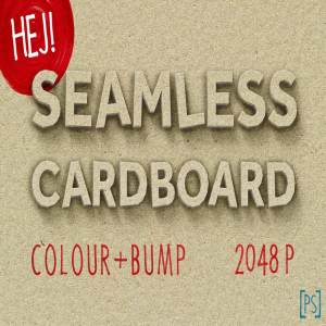 无缝加厚色卡纸材质PS字体样式 SEAMLESS CARDBOARD