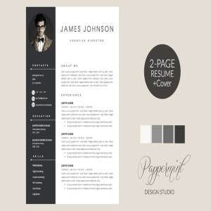 经典实用个人简历模板合集 Resume Template + Cover Letter WORD