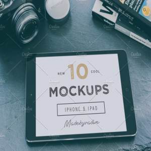 10款超酷场景 iPad & iPhone 样机 10 Cool iPad & iPhone mockups