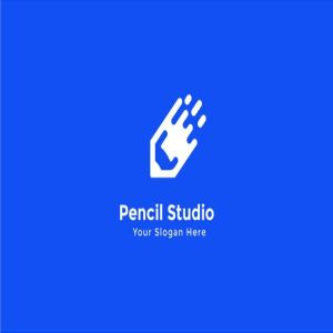 铅笔图形创意Logo设计模板 Pencil Studio Logo Template插图5