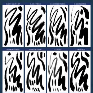 漫画手绘设计必备ps笔刷the Cartoonist Brushes 一流设计网