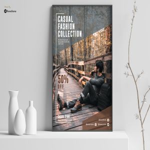 时尚服饰品牌促销宣传海报设计模板 Casual – Fashion Poster