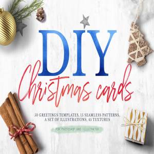 圣诞节主题设计物料设计素材[3.24GB] Christmas Greetings 2017