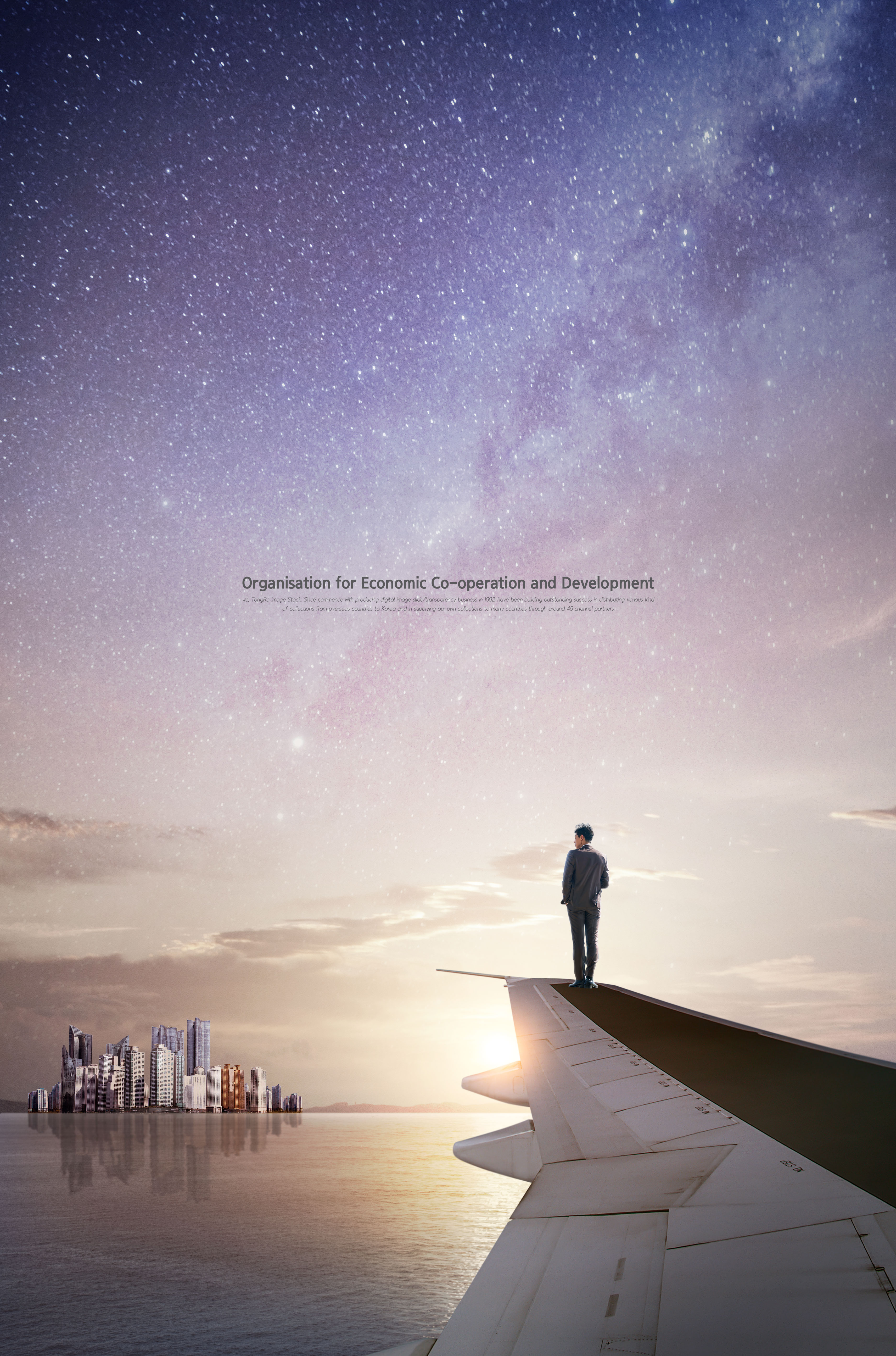 旅游出行服务商业主题广告海报模板