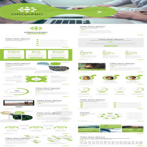 自然或原生态主题免费PPT模板 Free PowerPoint template Organic