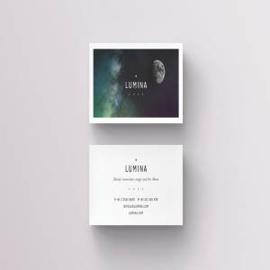 高大上品牌企业名片模板 LUMINA Business Card Template插图3