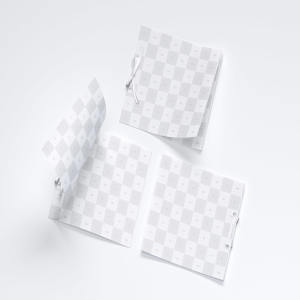 婚礼邀请函封面&内页设计样机模板 Wedding Card Mockup, Covers and Inner Pages