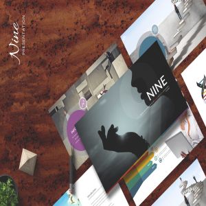 宽屏设计多行业适用解决方案PPT模板 Nine  – Powerpoint Template