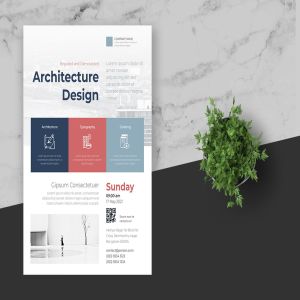 企业宣传企业活动海报设计模板 Clean & Minimal Business Event Flyer