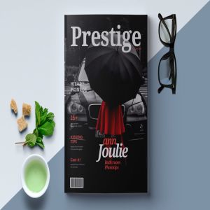 时尚高端多用途的高品质时尚杂志画册宣传册楼书设计模板（indd）