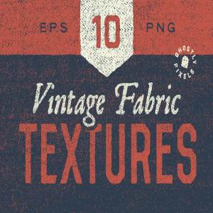 10款复古织物面料纹理 10 Vintage Fabric Textures