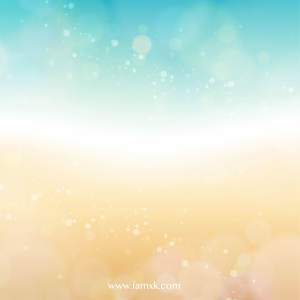 抽象风格的海滩背景纹理 Beach background in blurry style [矢量]