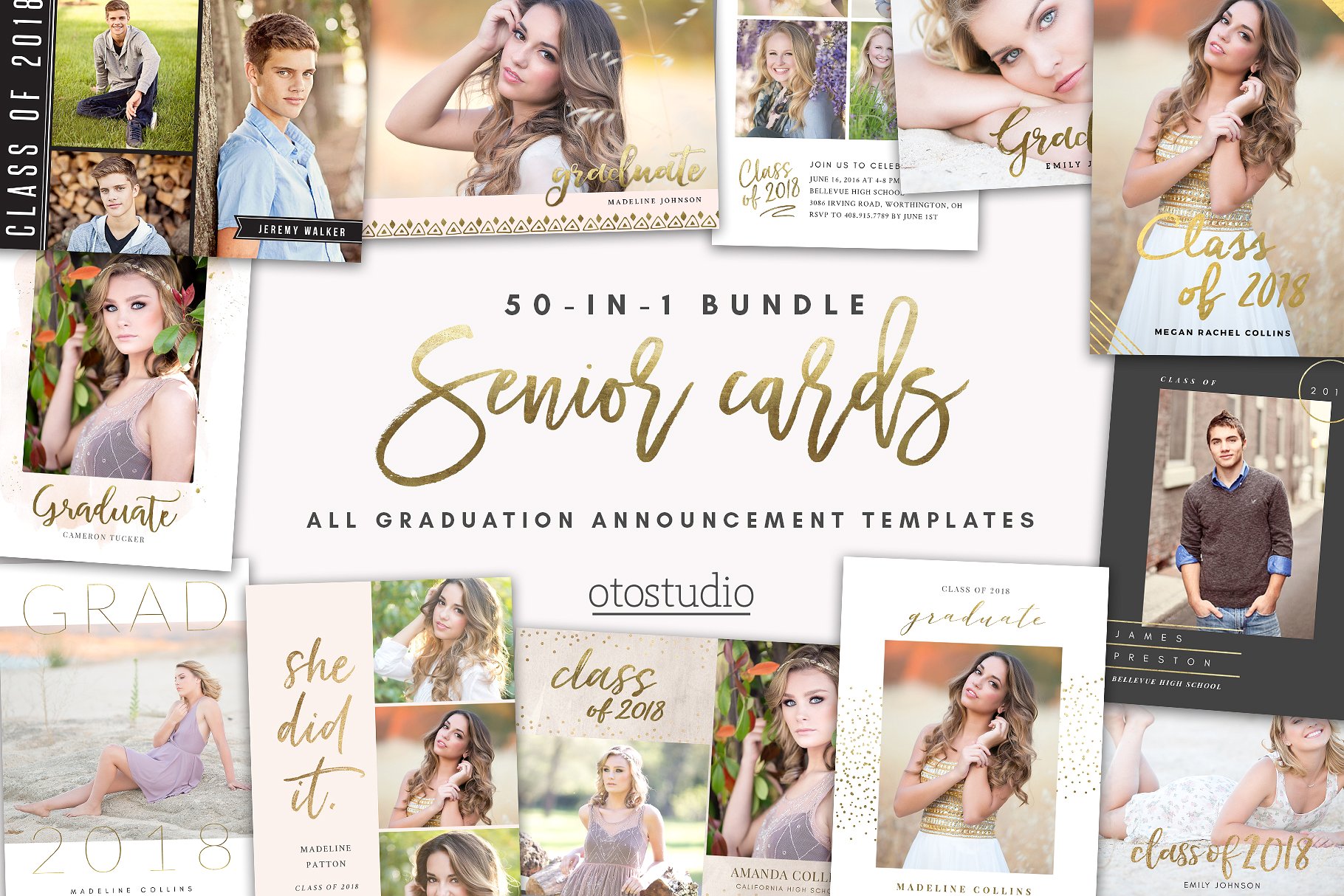 50合1高级卡片贺卡模板 SALE 50-in-1 Senior Cards Bundle
