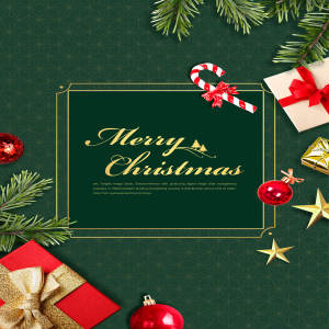 圣诞主题活动派对邀请/节日问候海报设计素材