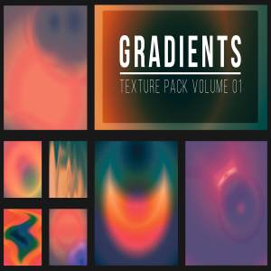 50款七彩渐变抽象线条纹理 50 Gradient Textures Vol. 01