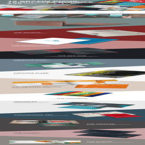 13个完美的画册模版(Guidelines)套装下载[Ai,indd,3GB+]