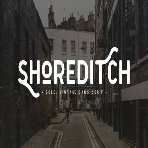 特色无衬线字体 Shoreditch 2 – Sans Serif Font