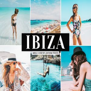 海滩风景人物摄影后期处理LR调色预设 Ibiza Mobile & Desktop Lightroom Presets