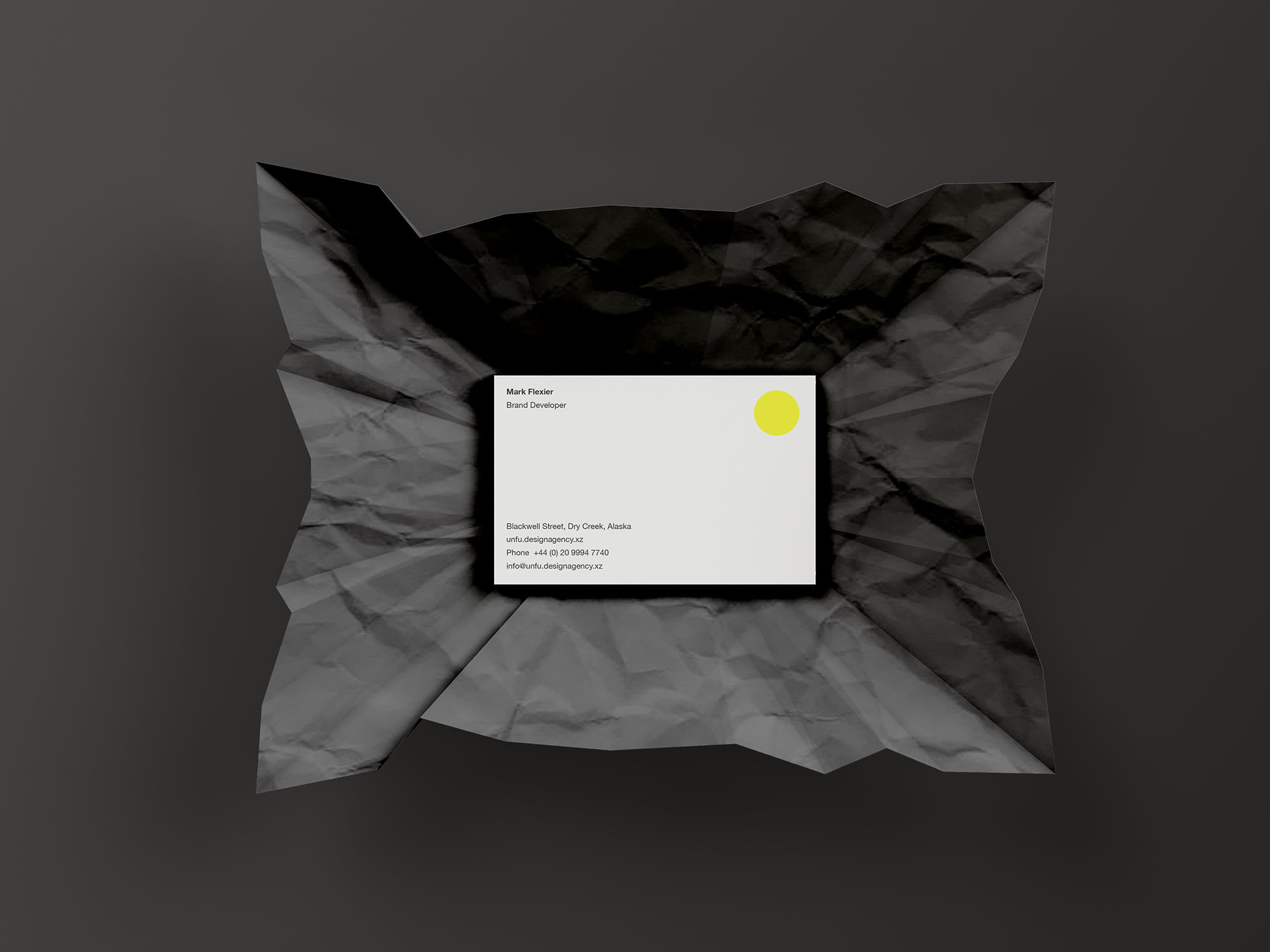 企业名片设计效果图预览样机模板 PSD Business Card Mockup