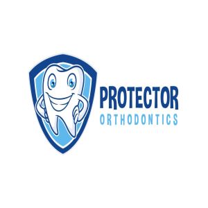 牙齿护理品牌Logo设计模板素材 Tooth Protector – Dental Character Mascot Logo插图2
