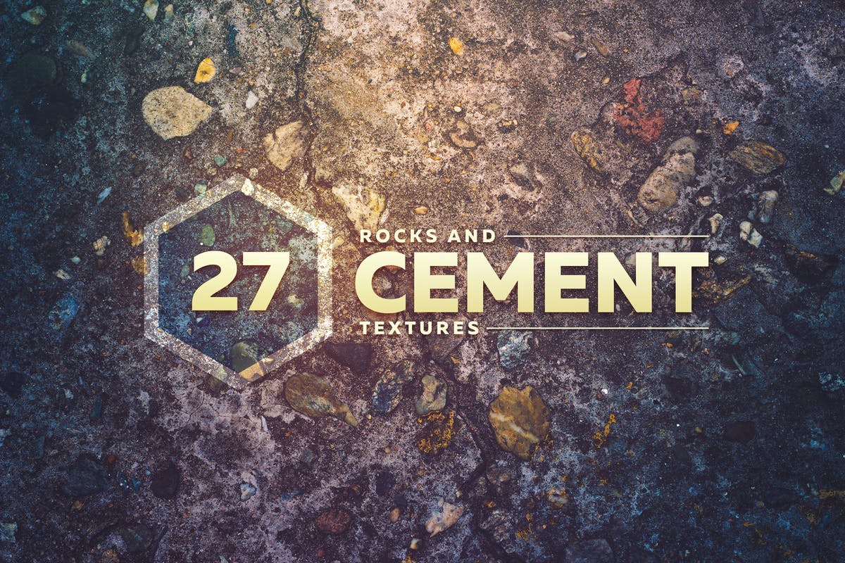 岩石和水泥裂纹背景纹理 Rocks & Cement Textures