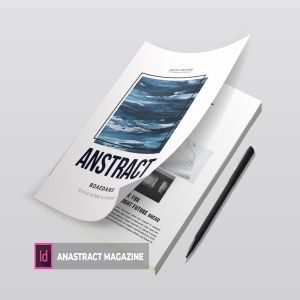 简约企业杂志版式设计模板 Anastract | Magazine Template
