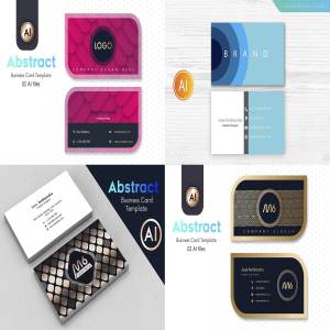 125个高品质的PSD和AI名片设计模板