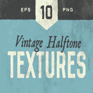 10款半色调纹理 Halftone Textures – 10 Pack