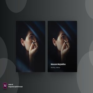 现代设计风格网站作品展示悬停状态界面设计模板Vol.1 Portfolio Hover State Vol 01 – Adobe XD