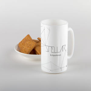 马克杯定制设计效果图样机模板05 Mug with Cookies Mockup 05