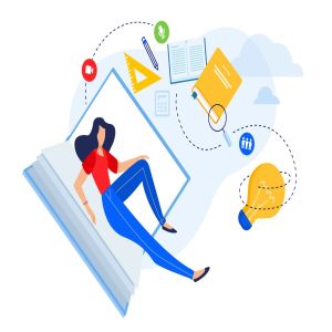 网络教育主题矢量概念插画 Education concept