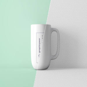 咖啡陶瓷杯外观设计PSD样机模板 Minimal Coffee Mug Mockup PSD插图2