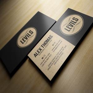 10个高品质的牛皮纸质感的名片设计模板