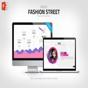 时尚品牌设计PPT幻灯片演示模板 Fashion Powerpoint Presentation