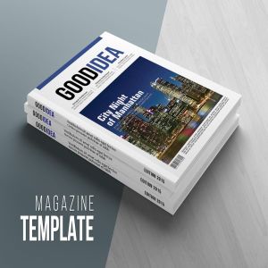 高端时尚杂志排版设计INDD模板 Magazine Template