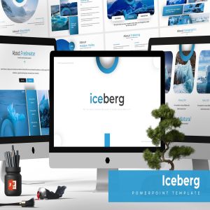 项目路演项目推广PPT模板下载 Icceberg – Powerpoint Template