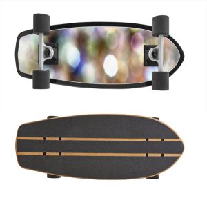 滑板外观设计俯视图&底部图样机模板 Skate_Board_Mockup插图2