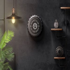 瓶盖金属锡标Logo设计效果图样机模板 Bottle Cap Metal Tin Signs  Mockup