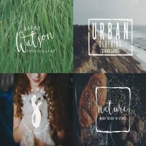 优雅文艺风十足的Logo标志模板合集 Logo Set 6