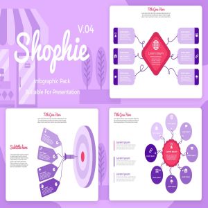 可视化数据演示信息图表幻灯片设计素材V4 Shopifie v4 – Infographic