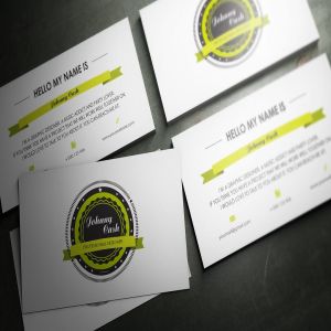 优雅企业名片设计模板 Elegant Business Card Design