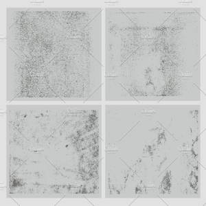 20款手工制作油墨印刷复印效果纹理＆PS笔刷 20 Grunge & Grimey Textures – VES06