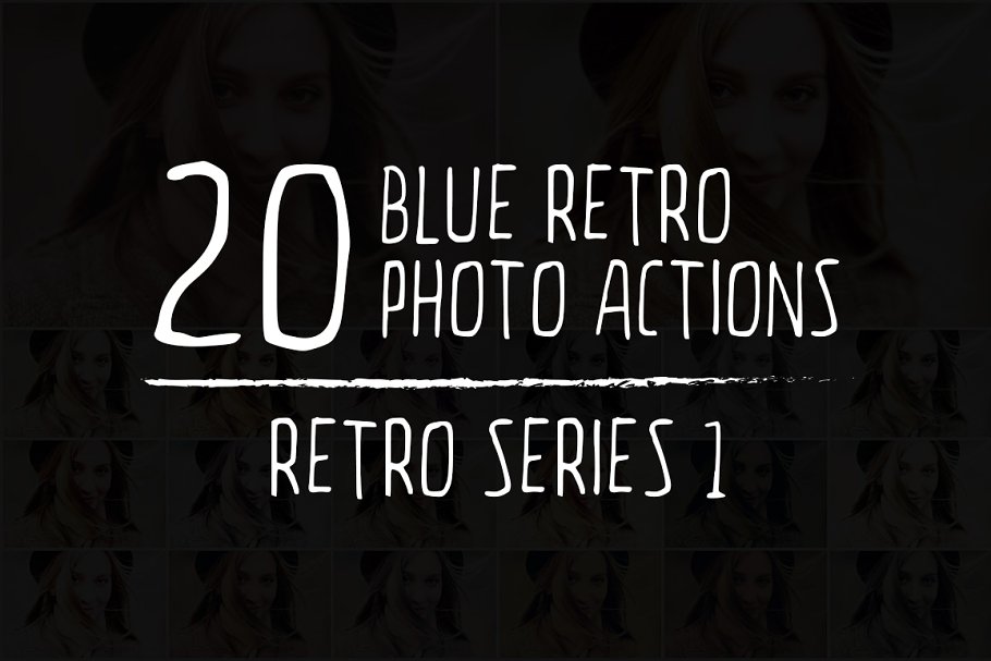 20款Retro复古风格照片效果处理PS动作 20 Retro Photoshop Actions
