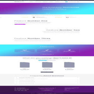 在线商店首页模板 Online Shop Website Template