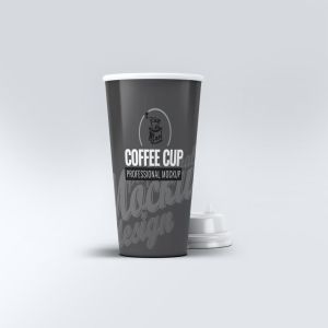 一次性咖啡纸杯外观设计样机v1 Coffee Cup Mock-Up V.1插图6